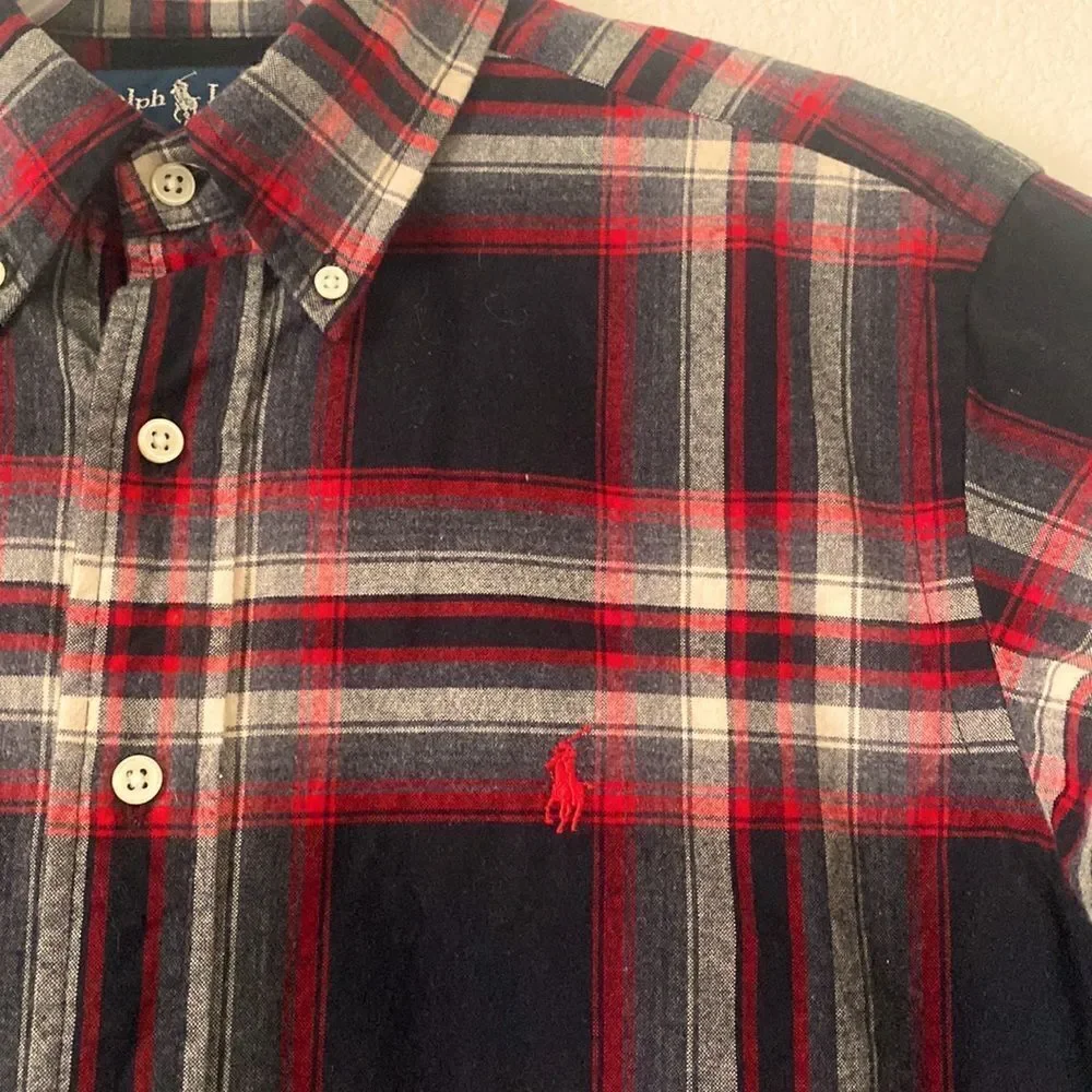 POLO by Ralph Lauren Men’s Plaid Button Down Shirt Size M